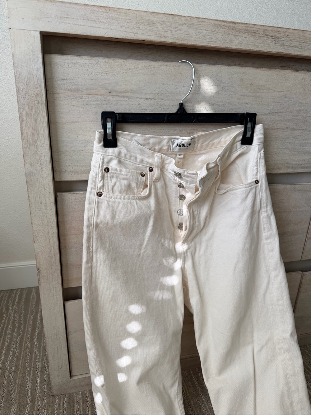 Agolde high rise straight jeans size 24